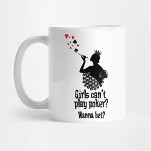 poker girl #poker Mug